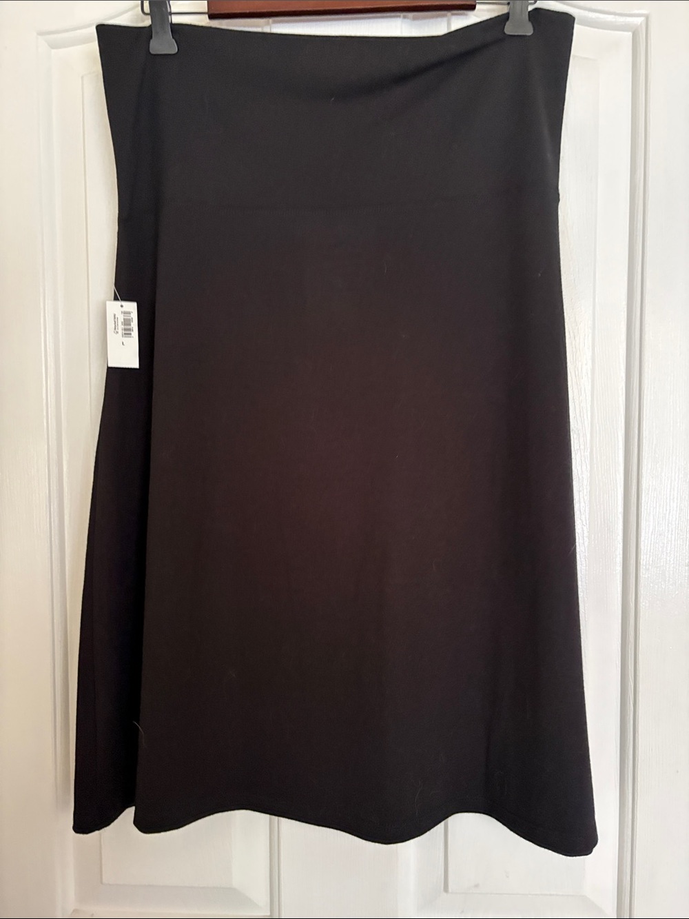 Old Navy Black A-Line Midi Skirt